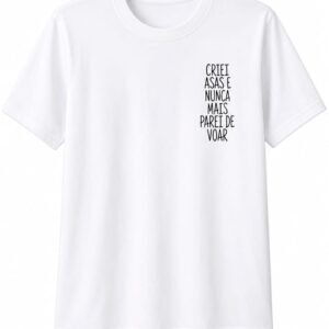 T-shirt frente e verso ( P, G1 )