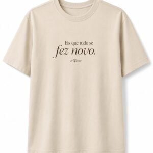T-Shirt frase cristã (𝗚1)