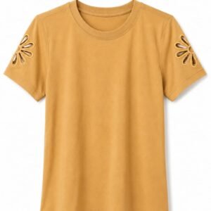 T-Shirt Manga bordada (P, M, G, GG)