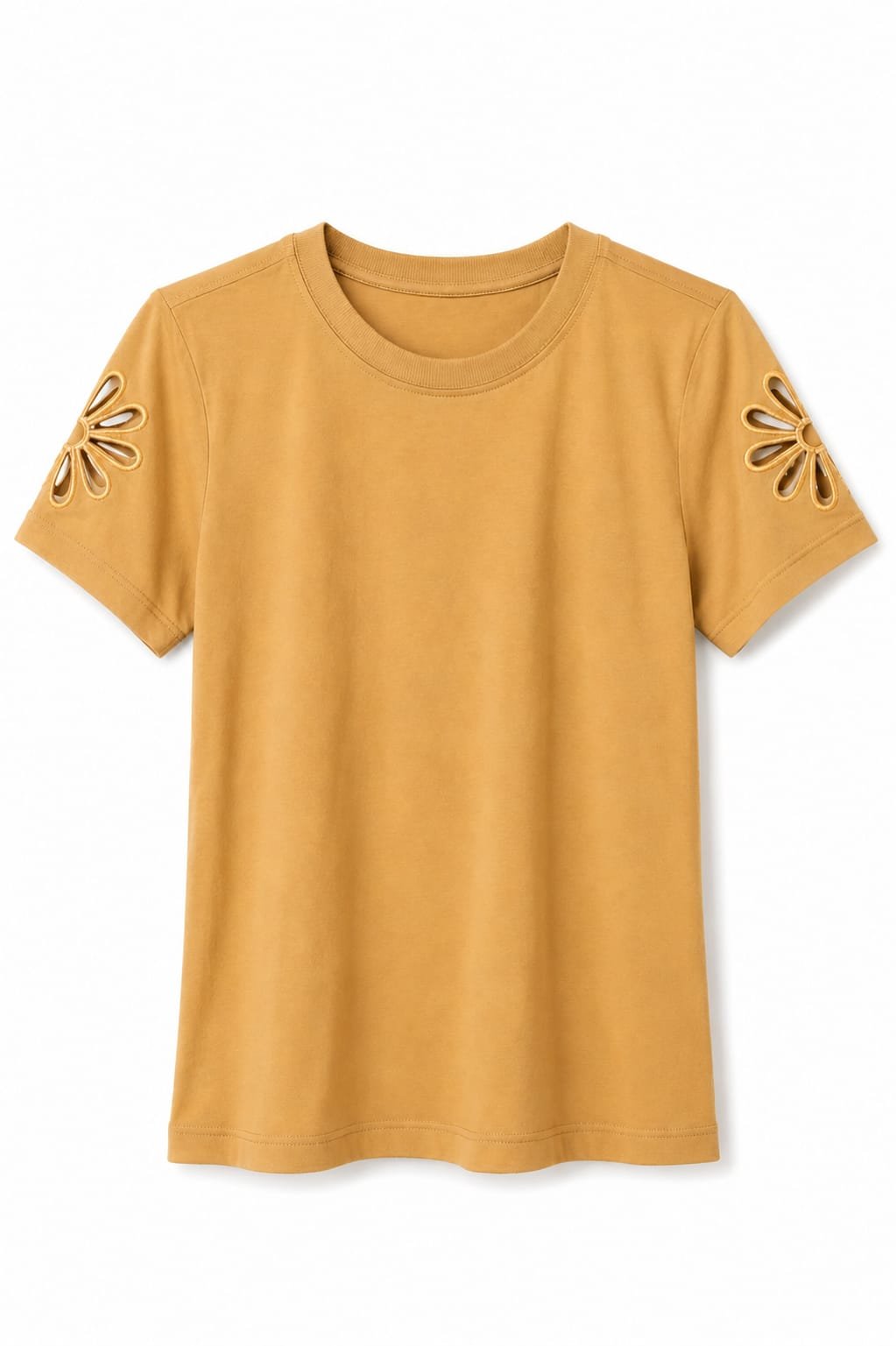 T-Shirt Manga bordada (P, M, G, GG)