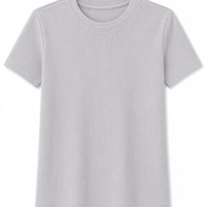 T-SHIRT CANELADA CINZA GRAY (GG)