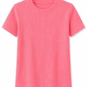 T-SHIRT CANELADA ROSA (GG)