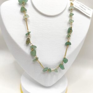 CHOKER PEDRA NATURAL (QUARTZO VERDE)